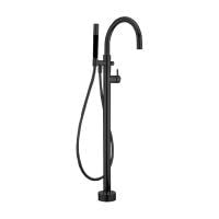 Смеситель для ванны Cisal Slim SM01420040 черный матовый