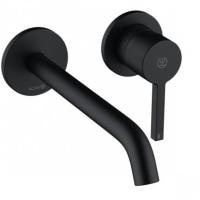 Термостатический смеситель для раковины Kludi Nova Fonte 202453915 черный матовый