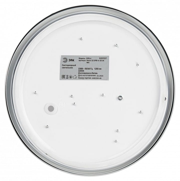 Накладной светильник Эра Relict Relict 22 SPB-6-20 4К WH