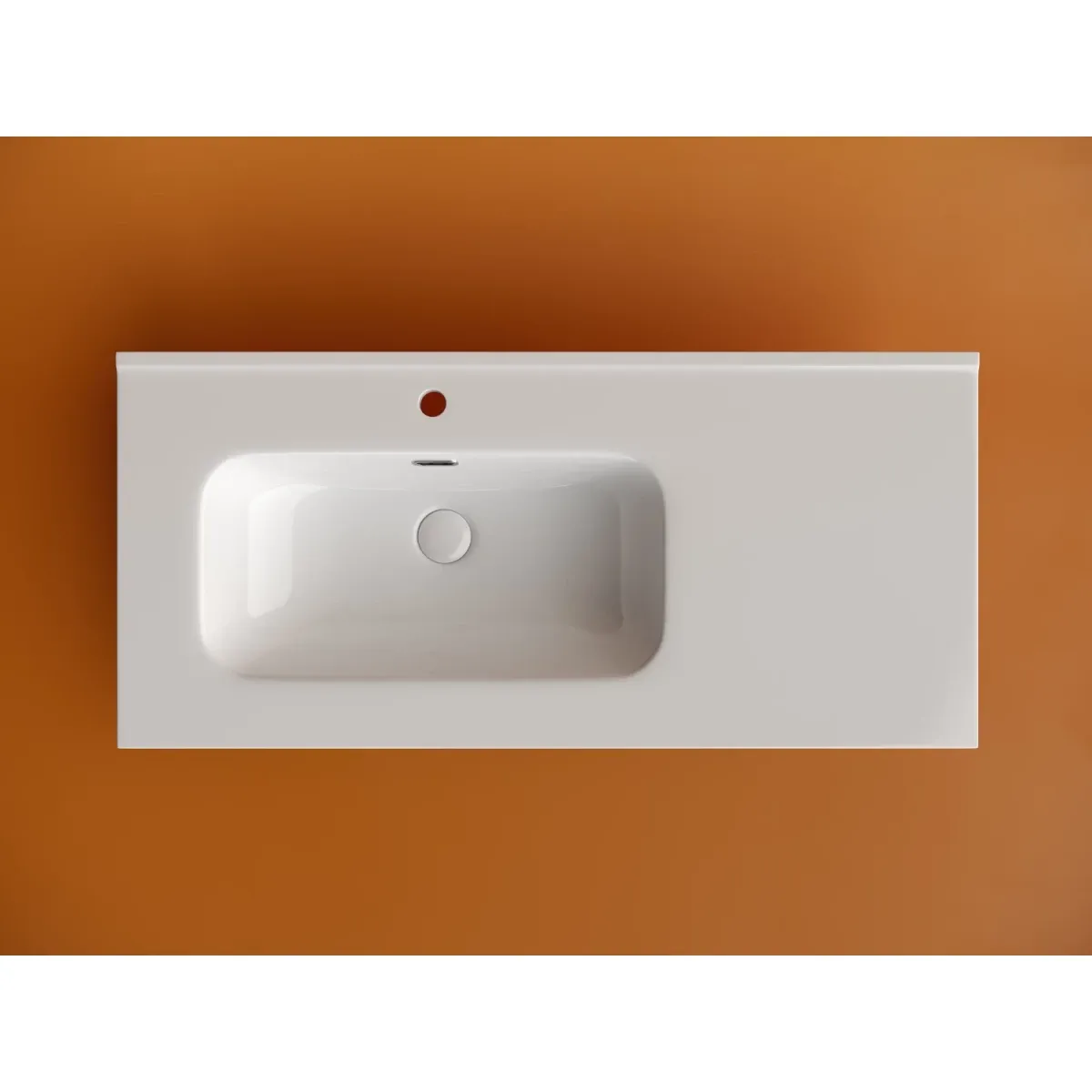 Раковина Ceramica Nova Element CN7003L 101x46,5 см L, накладная, белый