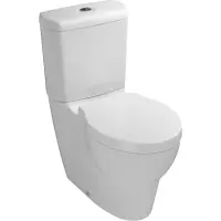 Унитаз-компакт Jacob Delafon Ove 19974W-00 + E1558-00 с сиденьем микролифт, белый