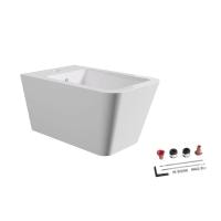 Подвесное биде Alice Hide Square 31220101SET с набором креплений белое глянцевое