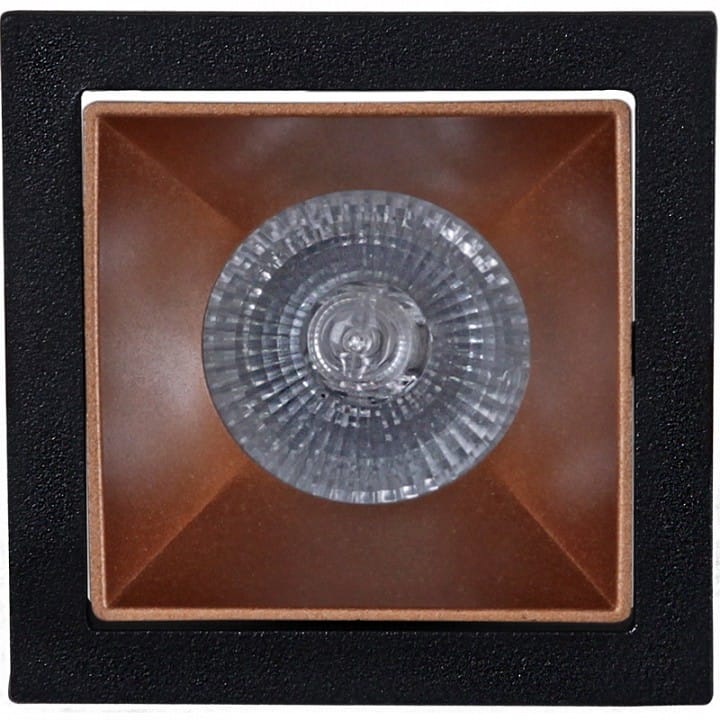 Встраиваемый светильник Reluce  16086-9.0-001PT MR16 BK+ROSE GD