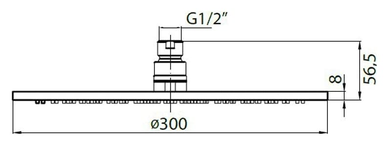 Верхний душ Cezares Royal Palace ROYAL PALACE SP-03 золото
