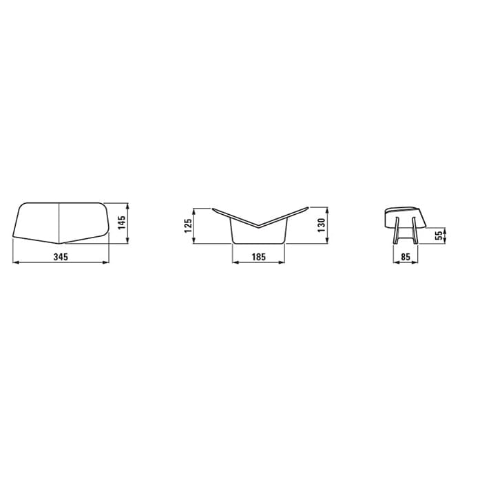 Керамическая подставка Laufen Home collection 8.7777.8.000.000.1