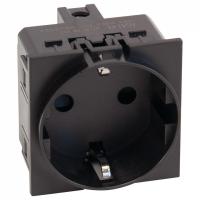 Розетка с заземлением и со шторкой, без рамки MEITON  AG4141