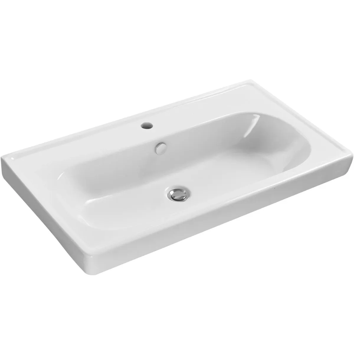 Раковина Акватон Нео-Классика 1WH501782 85x47,5 см, накладная, подвесная, белый