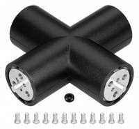 Соединитель угловой X-образный накладной Arlight ROUND 050544