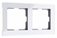 Рамка на 2 поста Werkel Acrylic (белый) W0022701