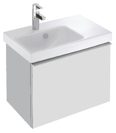 Тумба под раковину Jacob Delafon Odeon Up 62 EB886-N18 Белый Блестящий