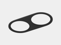 Рамка на 2 светильника SWG PRO COMBO COMBO-1R2-BL