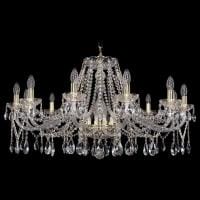 Подвесная люстра Bohemia Ivele Crystal 1413 1413/12/360/G