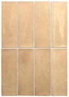Equipe Miyako Керамогранит Golden ochre gloss 5x15 глазурованный глянцевый