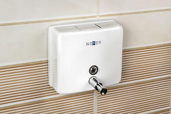 Диспенсер для мыла Nofer INOX 03004.W белый