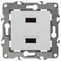 Розетка USB, без рамки Эра Эра 12 12-4110-01