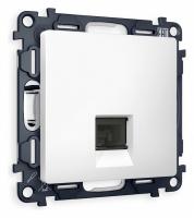 Розетка Ethernet RJ-45 и со шторками без рамки Ambrella Volt Quant MA132010