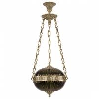 Подвесной светильник Bohemia Ivele Crystal 7100 71000P/30 FP Amber-Green/H-1K