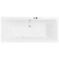 Акриловая ванна Excellent Pryzmat 200х90 WAEX.PRY20.LINE.CR хром, белый