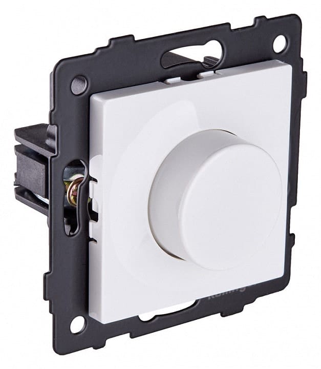 Диммер проходной без рамки Kollinger  REA-048WH