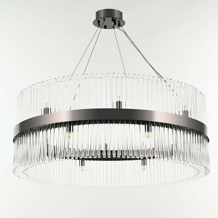 Подвесная люстра Arte Milano Бари 430110.800.16.G9.B1 BK