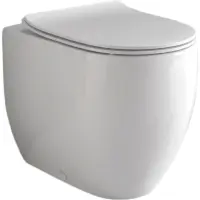 Приставной безободковый унитаз Kerasan Flo 311201