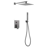 Душевой комплект Abber Daheim AF8219NG никель