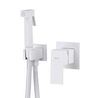 Гигиенический душ Abber Daheim AF8225W со смесителем белый матовый