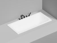 Ванна из искусственного камня Salini Orlando Kit 170х80 102116GF черная