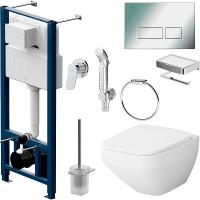 Комплект с инсталляцией AM.PM Inspire V2.0 CK50GD с гигиеническим душем и аксессуарами