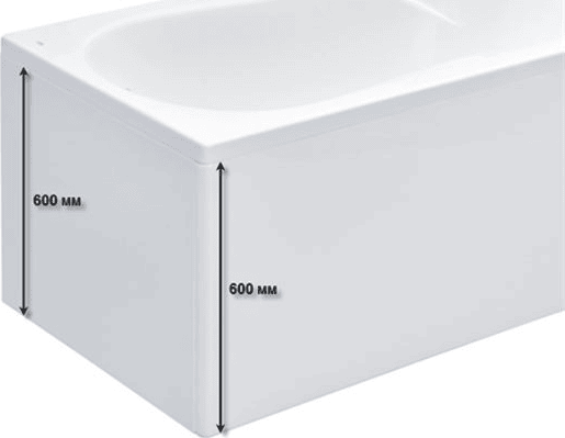 Фронтальная панель 170x75 см Roca Uno ZRU9303039, белый