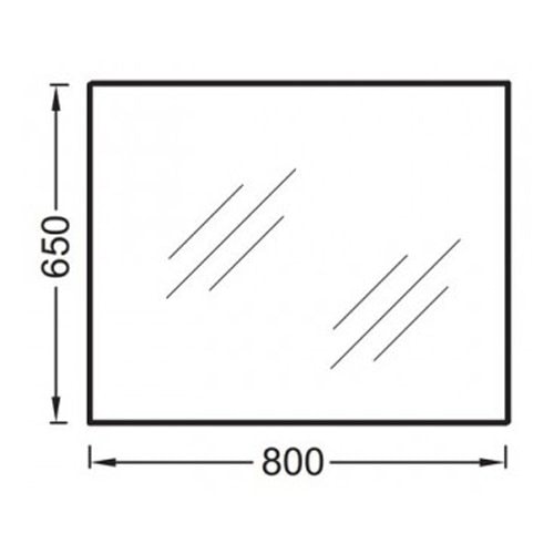 Зеркало Jacob Delafon Ola 80 (EB1098-RU)