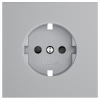 Накладка для розетки с заземлением и со шторками Voltum S70 VLS000716