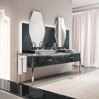 Комплект мебели Milldue Vitage Edition Hilton 06 дымчатый оникс/полированная сталь
