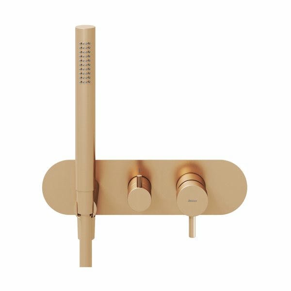 Смеситель для душа Ravak Espirit X070361 с лейкой розовое золото матовое