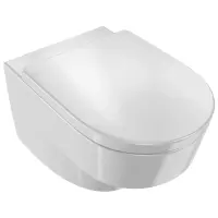 Унитаз подвесной Jacob Delafon Odeon Rive Gauche EDR102-00 + E24888-00 безободковый, с сиденьем, белый