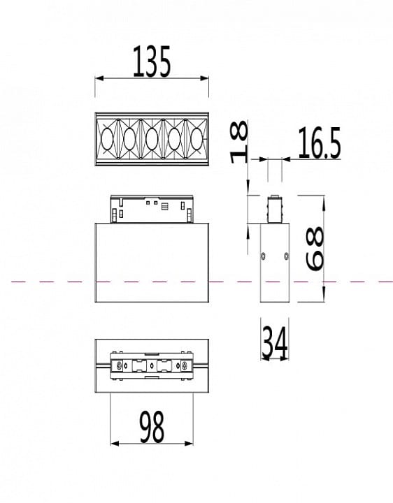 Накладной светильник Maytoni Technical Points TR014-2-10W4K-W