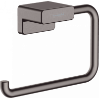 Держатель туалетной бумаги hansgrohe AddStoris 41771340 шлифованный черный хром