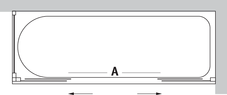 Шторка для ванны Vegas Z2V+ZVF 150*85 05 01