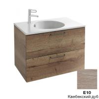 Тумба под раковину 80 см Jacob Delafon Odeon Rive Gauche EB2522-R5-E10 квебекский дуб ручка хром