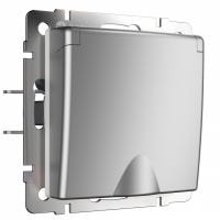 Розетка с заземлением и со шторкой, без рамки с крышкой Werkel  W1171206