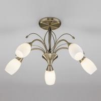 Люстра на штанге Eurosvet Ginevra 30280/5 античная бронза