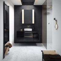 Комплект мебели Burgbad Sys30 №2 черный глянцевый