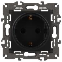 Розетка с заземлением и со шторкой, без рамки Эра Эра Elegance 14-2102-05