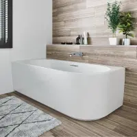 Акриловая ванна Riho Desire Corner Velvet B087001105 184x84 см R, угловая, белый матовый