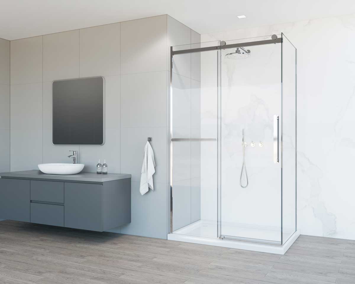 Душевой уголок Vincea Como Soft 110x80 VSR-1CS8011CL хром