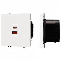 Розетка 2хUSB type A и C без рамки Arlight SCT 054316