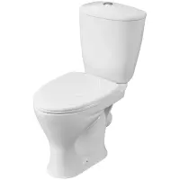 Унитаз-компакт Santeri Versia 1.P401.5.S00.00B.F (4607143310834) косой выпуск, с сиденьем, белый