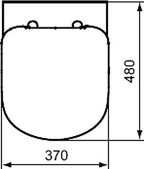 Крышка-сиденье Ideal Standard Tempo T679901 микролифт