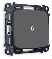 Выключатель одноклавишный с подсветкой без рамки Ambrella Volt Quant MO902015