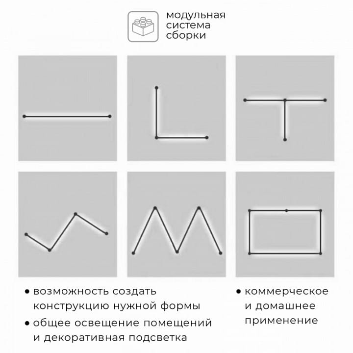 Модульный светильник Imex Thin &amp; Smart IL.0060.5000-500-WH